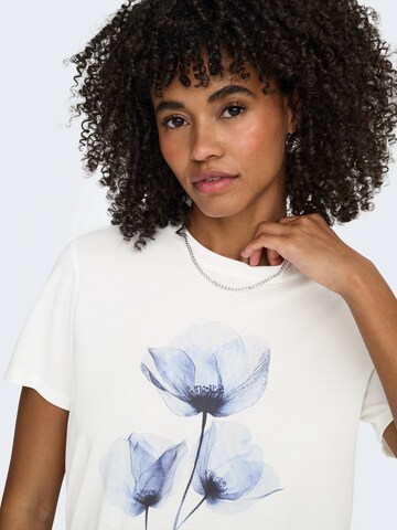 ONLY Μπλουζάκι 'ONLFREE' σε λευκό