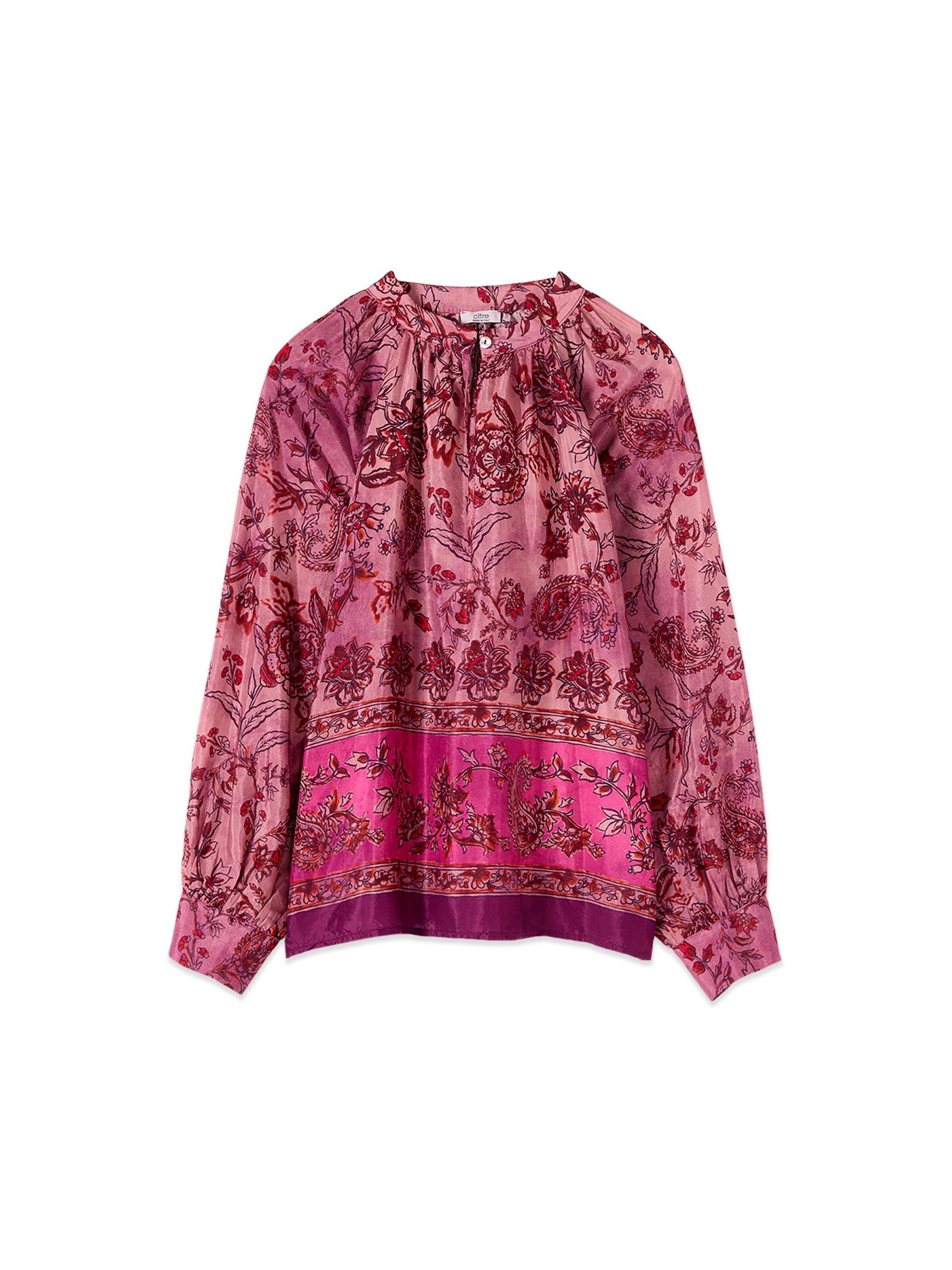 Camicia da donna di oltre in rosa: frontale