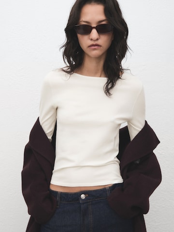 MANGO Trui 'RIRA' in Beige: voorkant