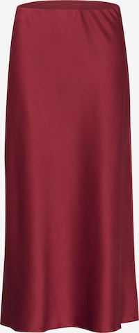 Kaffe Rok 'Lotte' in Rood: voorkant