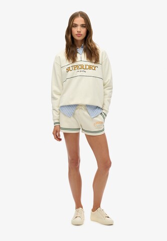 Superdry Regular Trousers in White