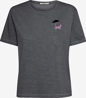 Maglietta ' Nova Cat Walk ' di GREENBOMB in grigio: frontale