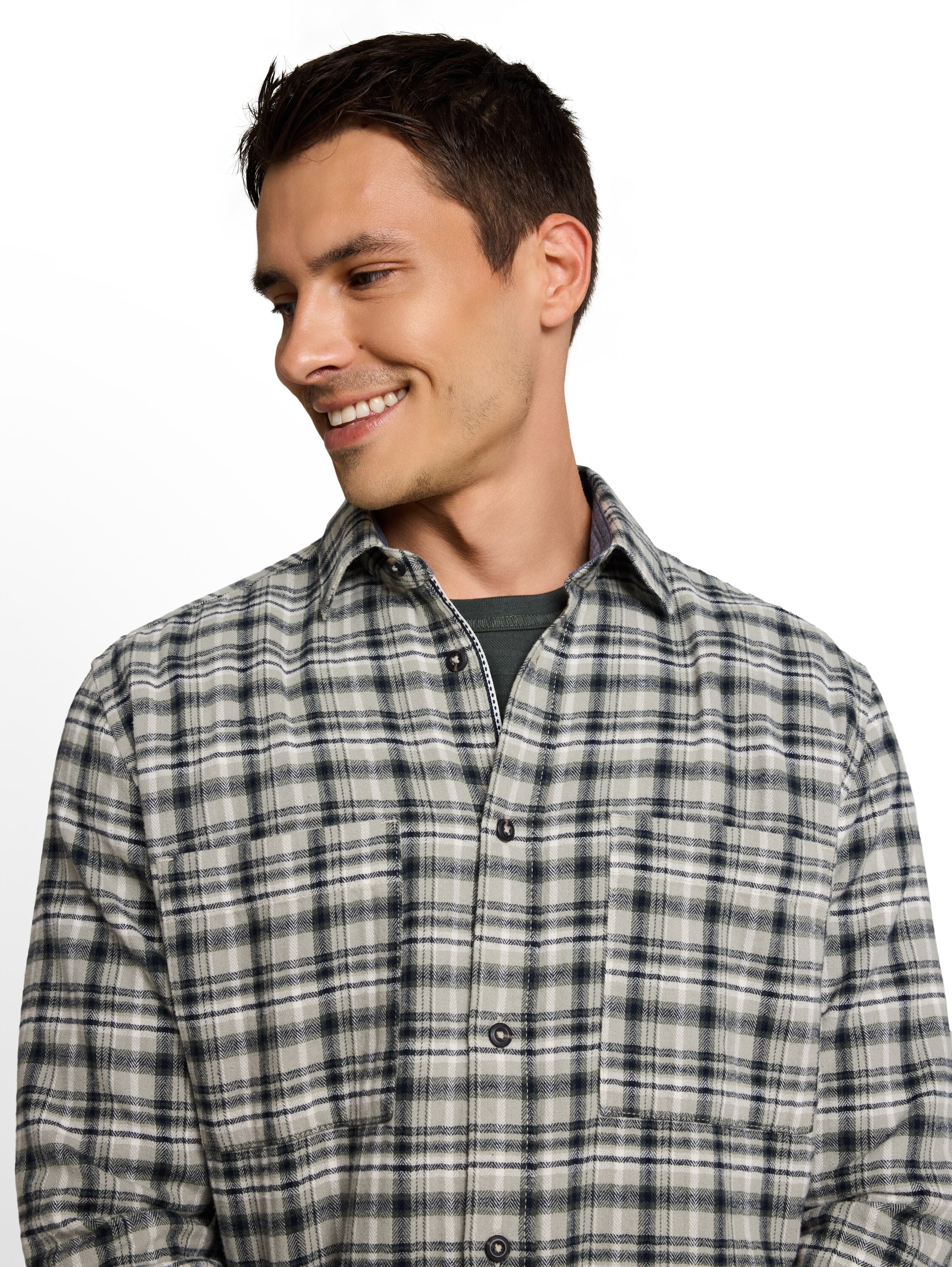 TOM TAILOR - Ajuste regular Camisa en verde