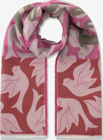 CODELLO Schal „Peace on Earth“ in Pink: Vorderseite