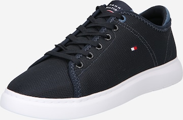 Baskets basses TOMMY HILFIGER en bleu : devant