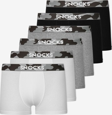 SNOCKS Boxer shorts in Grey: front