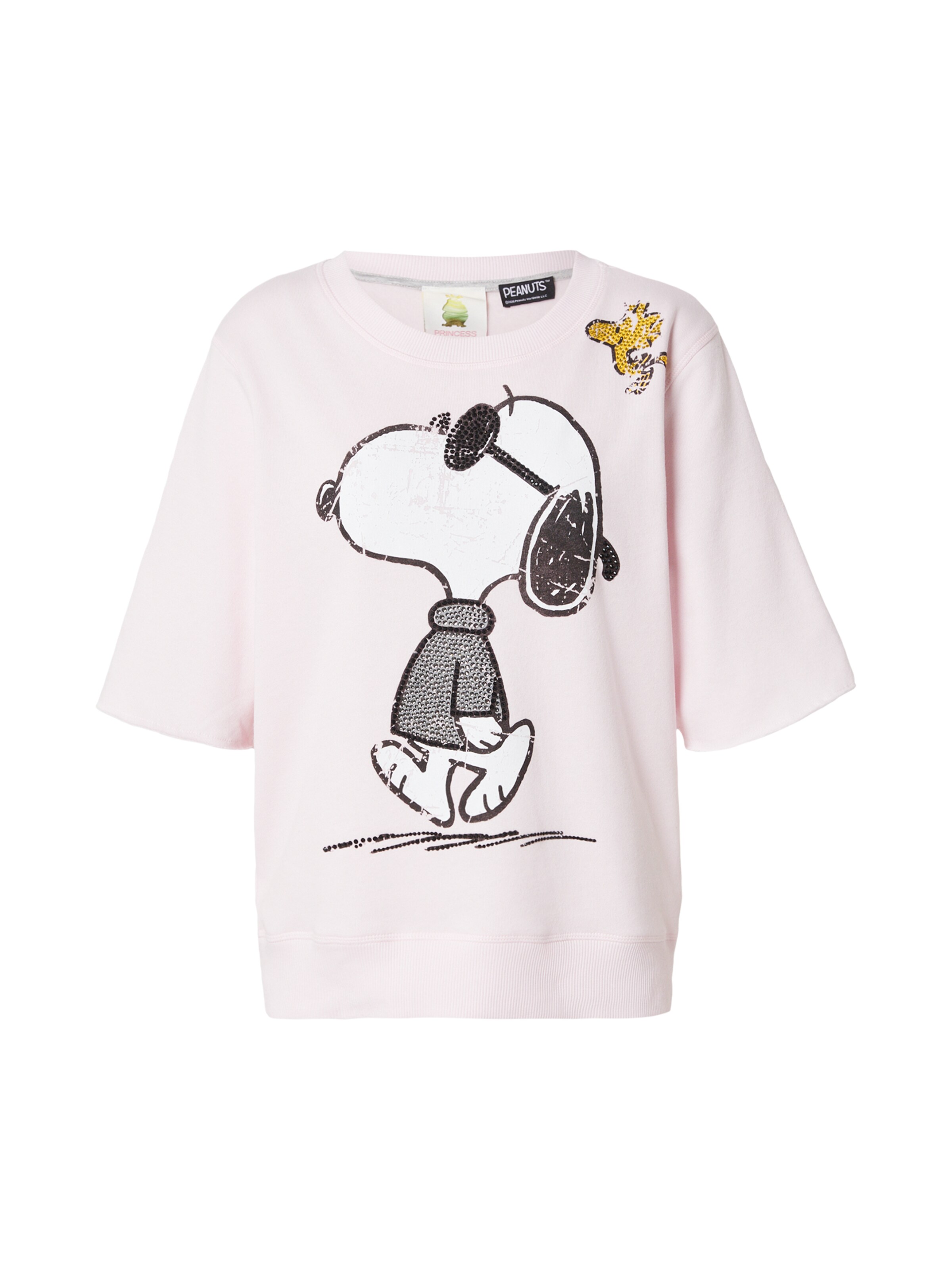 PRINCESS GOES HOLLYWOOD Sweatshirt 'Snoopy Walk' i XS i gul / lyserød / sort / hvid, Produktvisning