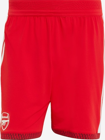 Regular Pantalon de sport 'FC Arsenal 26/27 Authentic' ADIDAS PERFORMANCE en rouge : devant