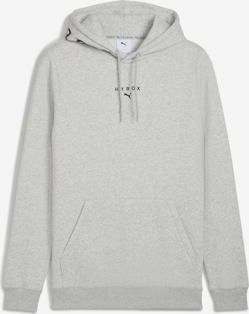 PUMA Sports sweatshirt 'Puma x Hyrox' in Grey: front