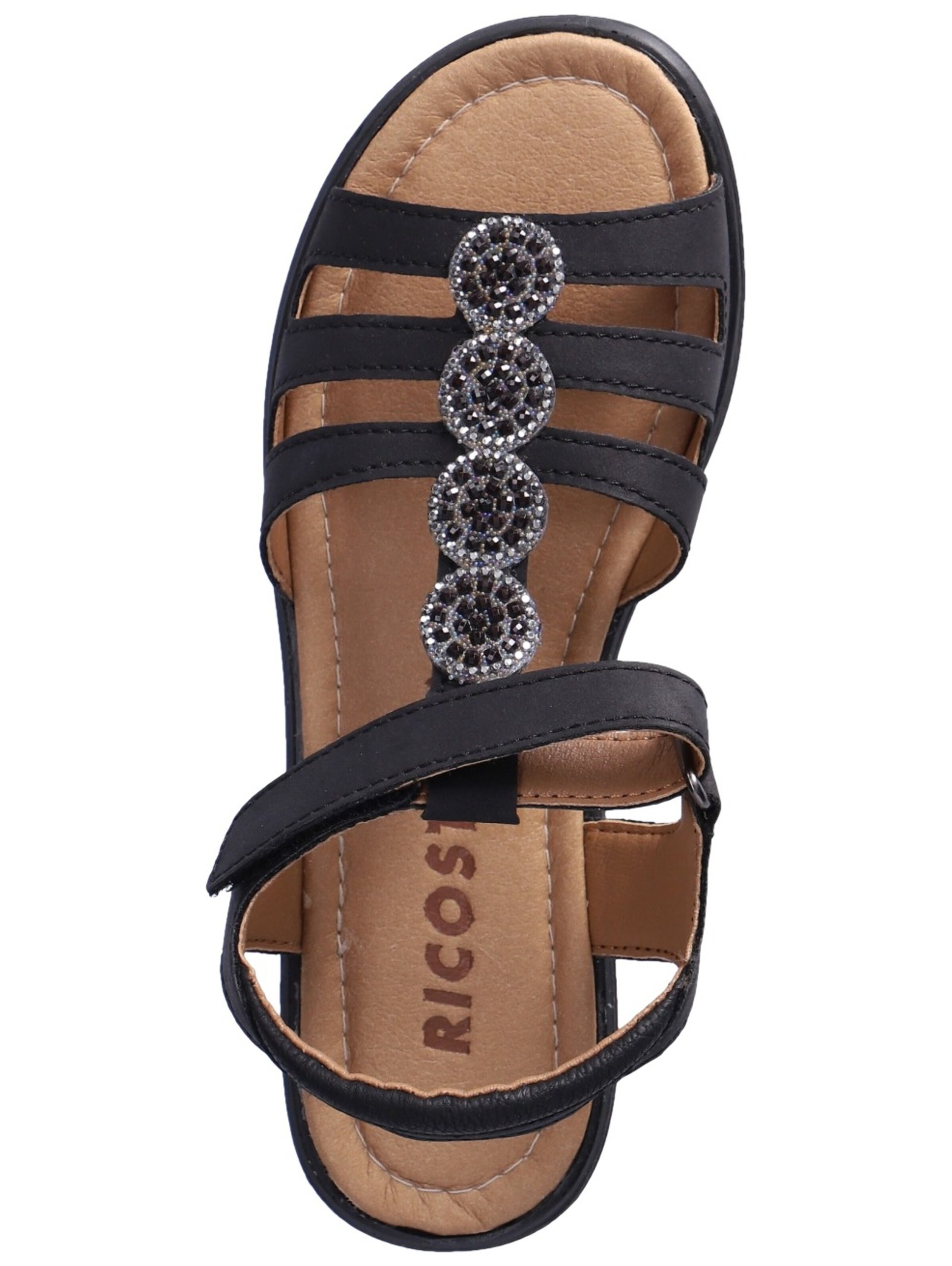 RICOSTA Sandalen 'Ana' in Zwart