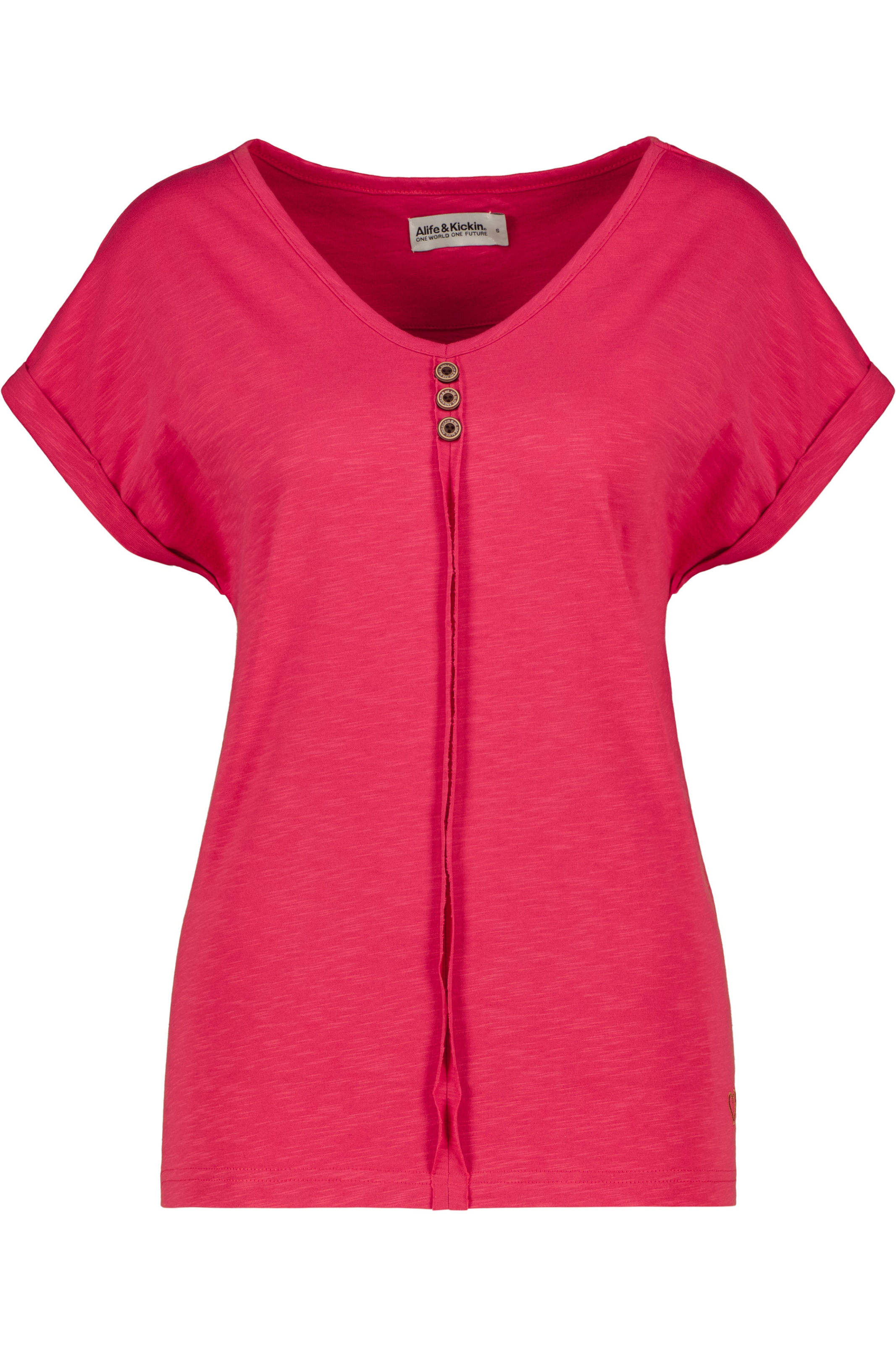 Alife and Kickin - Camiseta &#x27;AnaisAK&#x27; en rosa: frente