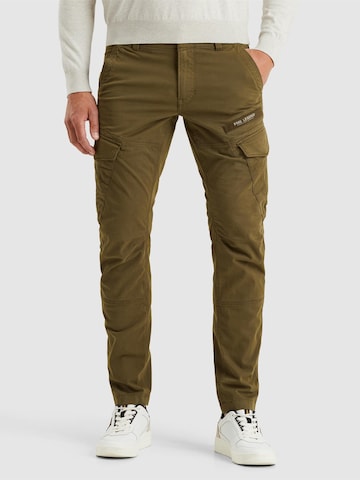 PME Legend Tapered Gargohousut 'Nordrop tapered fit cargo pants' värissä vihreä: etupuoli