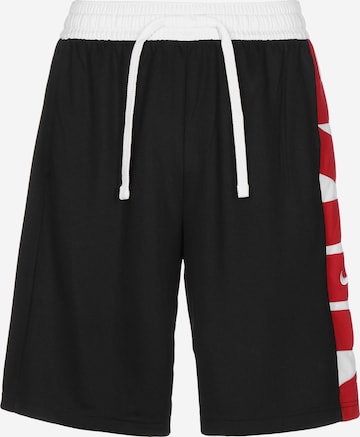 NIKE Workout Pants 'Starting' in Black: front