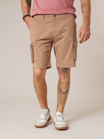 Deeluxe Loose fit Cargo Pants 'Slog' in Grey: front