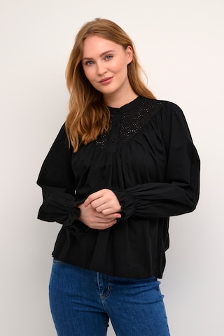 CULTURE Blouse 'Terri' in Zwart: voorkant