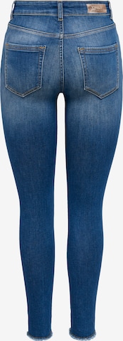 ONLY Skinny Jeans 'Blush' in Blau