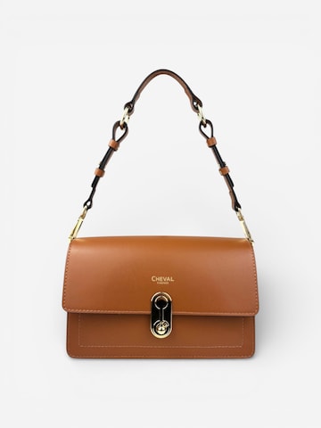 Cheval Firenze Shoulder Bag 'Lola' in Beige: front