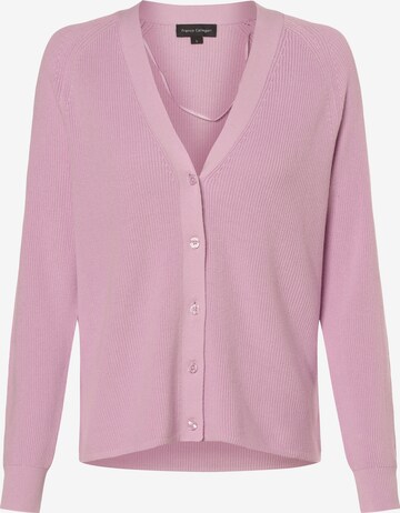 Cardigan Franco Callegari en rose : devant