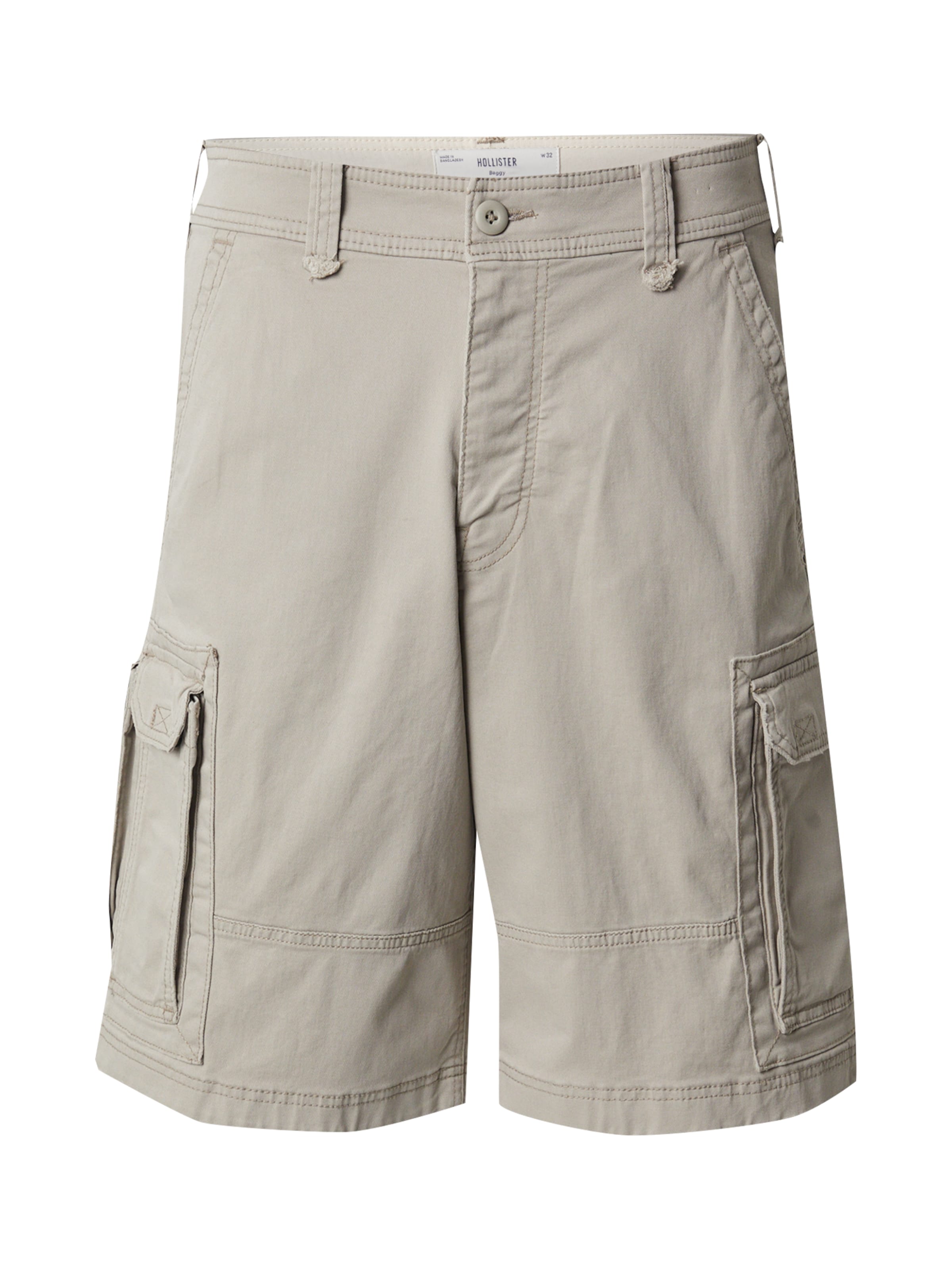 HOLLISTER Loosefit Παντελόνι cargo σε μπεζ: μπροστά