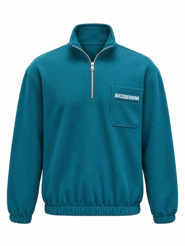Sweat-shirt Grimelange en bleu : devant