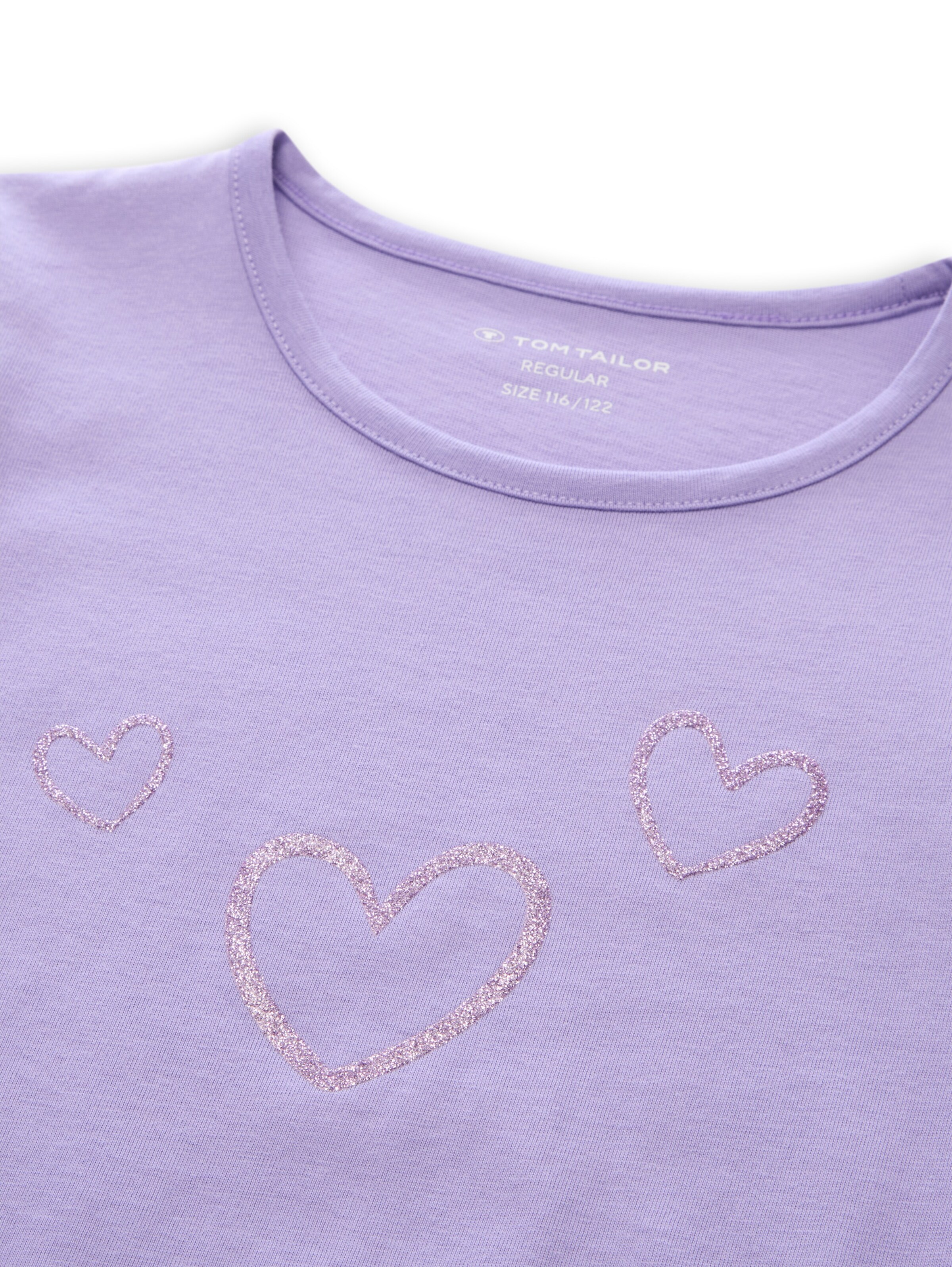 TOM TAILOR T-shirt i lila