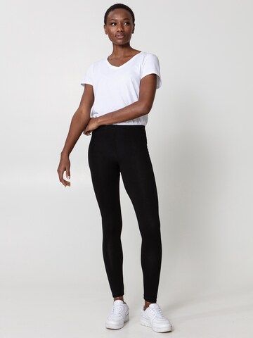 Indiska Skinny Leggings i svart: forside