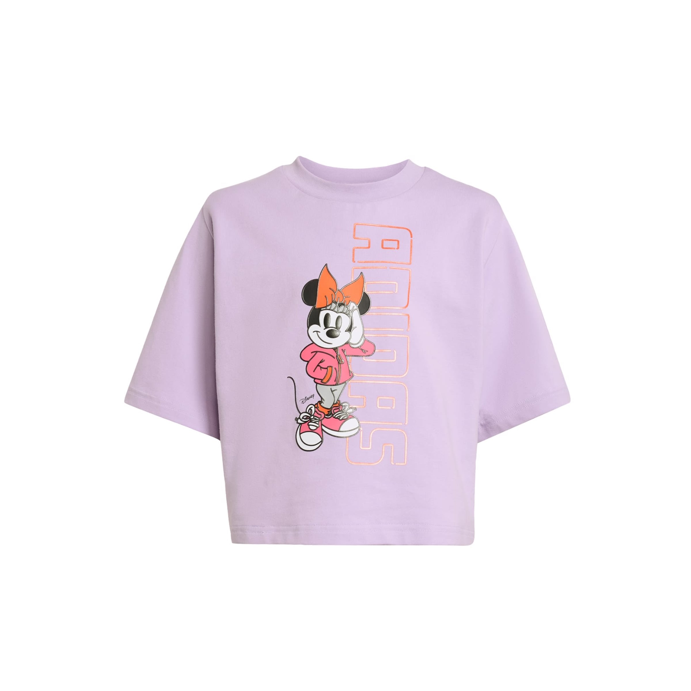 ADIDAS SPORTSWEAR Λειτουργικό μπλουζάκι 'Disney Minnie Mouse' σε λιλά: μπροστά