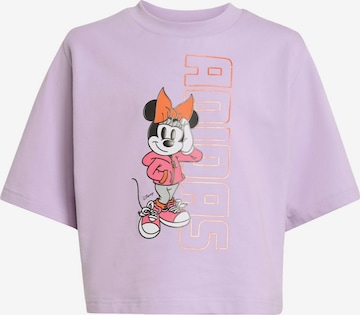 T-Shirt fonctionnel 'Disney Minnie Mouse' ADIDAS SPORTSWEAR en violet : devant