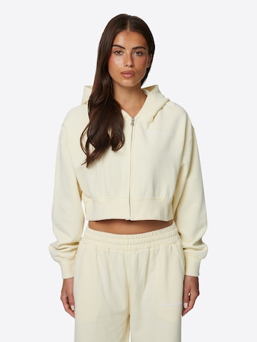 Sweat-shirt Good For Nothing en jaune : devant