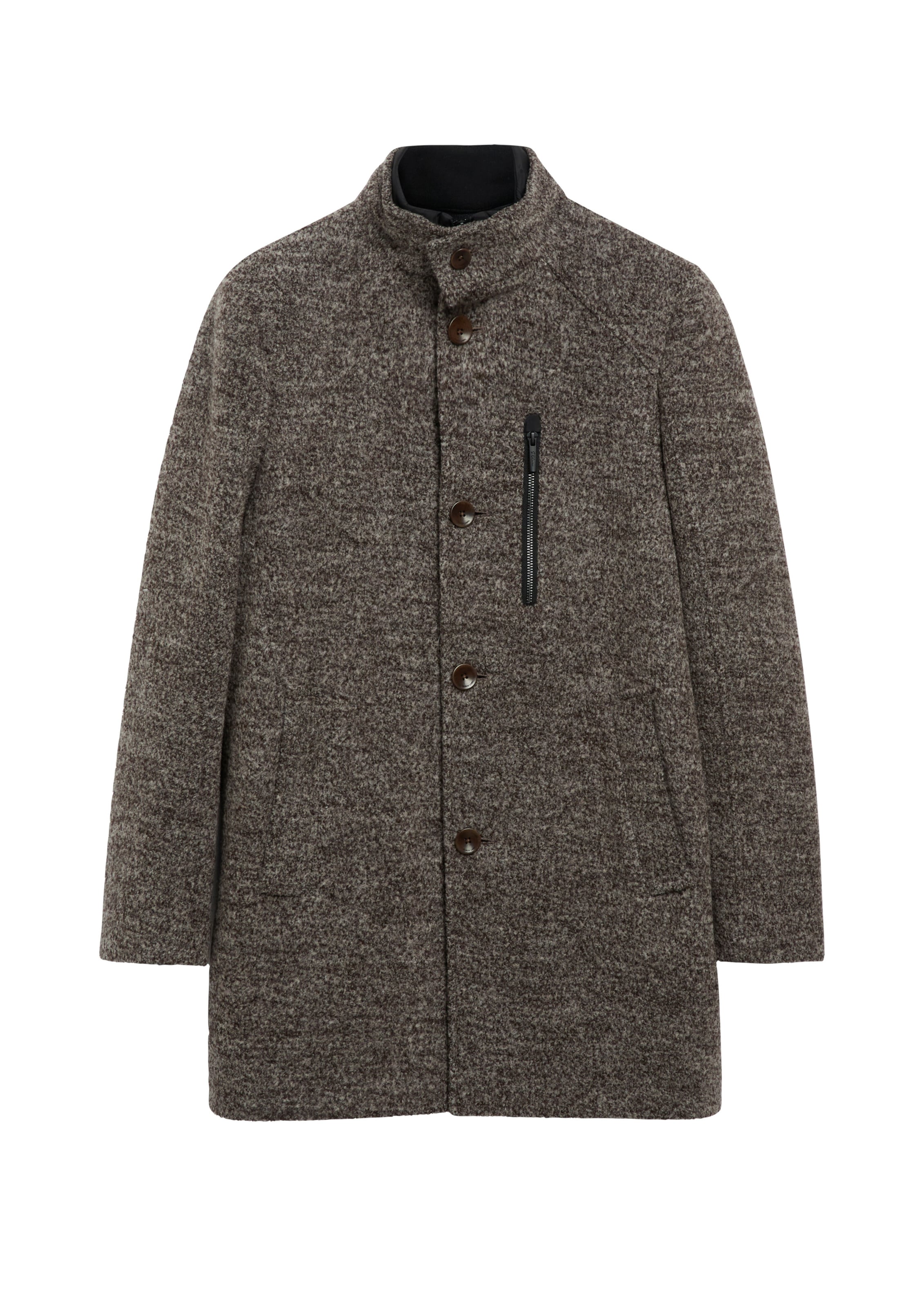 s.Oliver Between-Seasons Coat in Brown: front