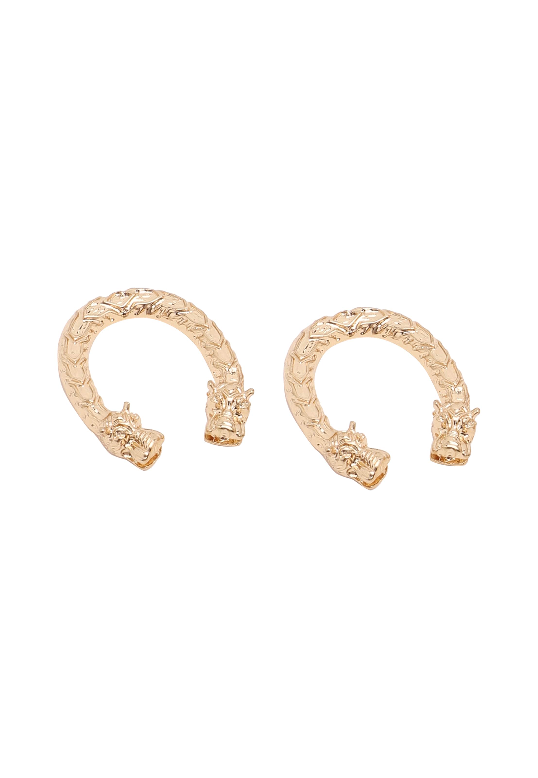 SOHI Серьги 'Clarity' в Золотой: спереди