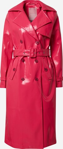 SOMETHINGNEW Přechodný kabát 'CLEO' – pink: přední strana