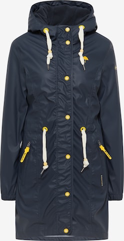 Schmuddelwedda Raincoat in Blue: front