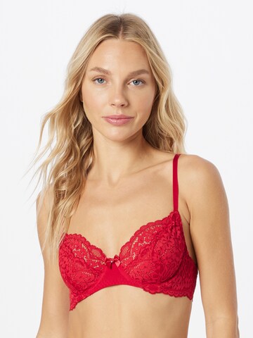 Hunkemöller T-Shirt BH 'Rose' in Rot: Vorderseite