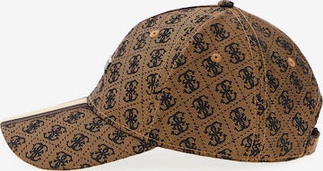Șapcă 'BOSTON' de la GUESS pe maro: față