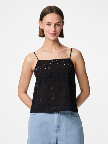 PIECES Top 'WENDY' in Black: front