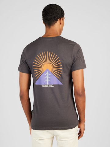 DEDICATED. T-Shirt 'Stockholm Sunrise' in Grau