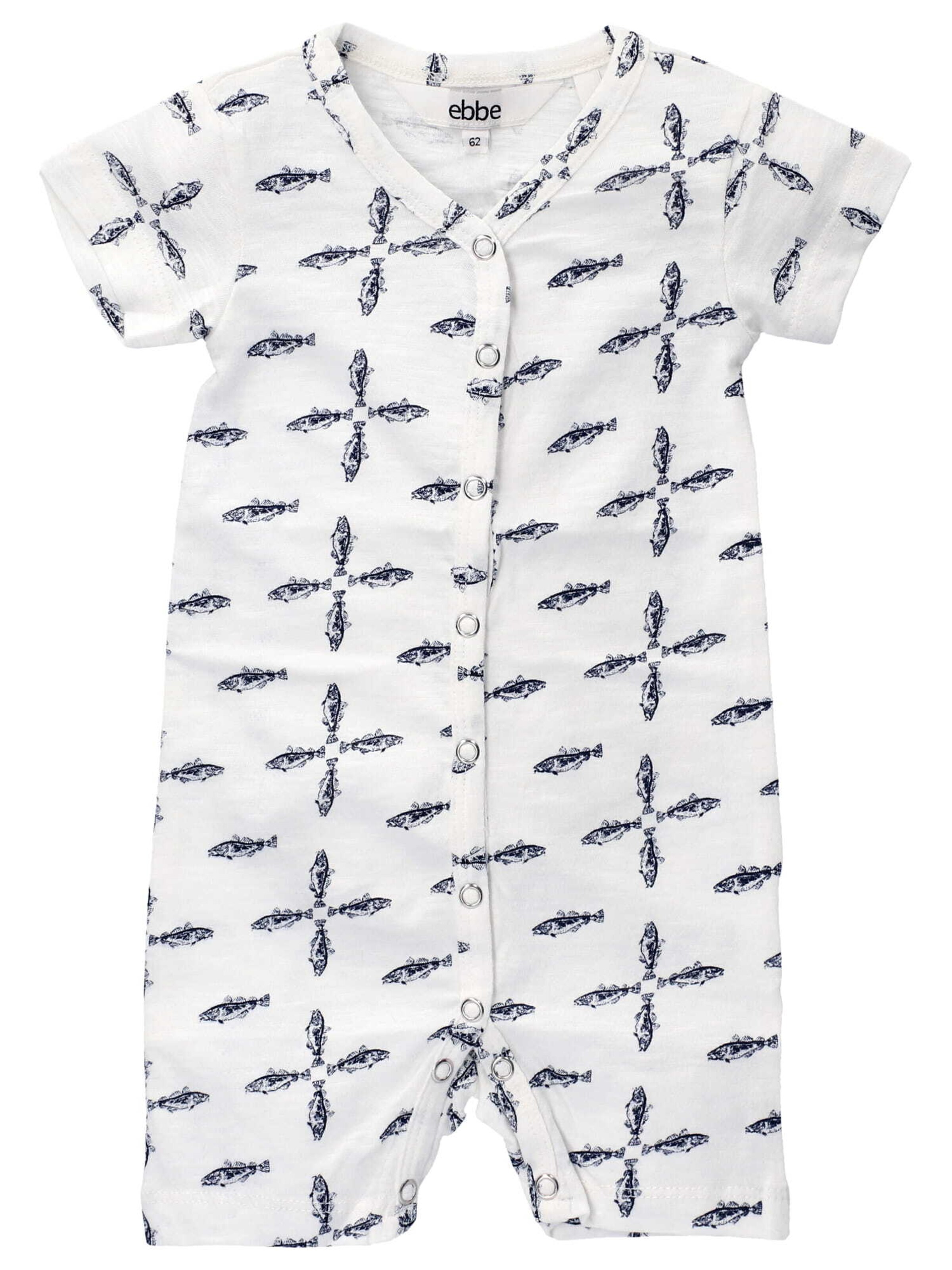 Ebbe Romper/Bodysuit 'Sea' in White: front