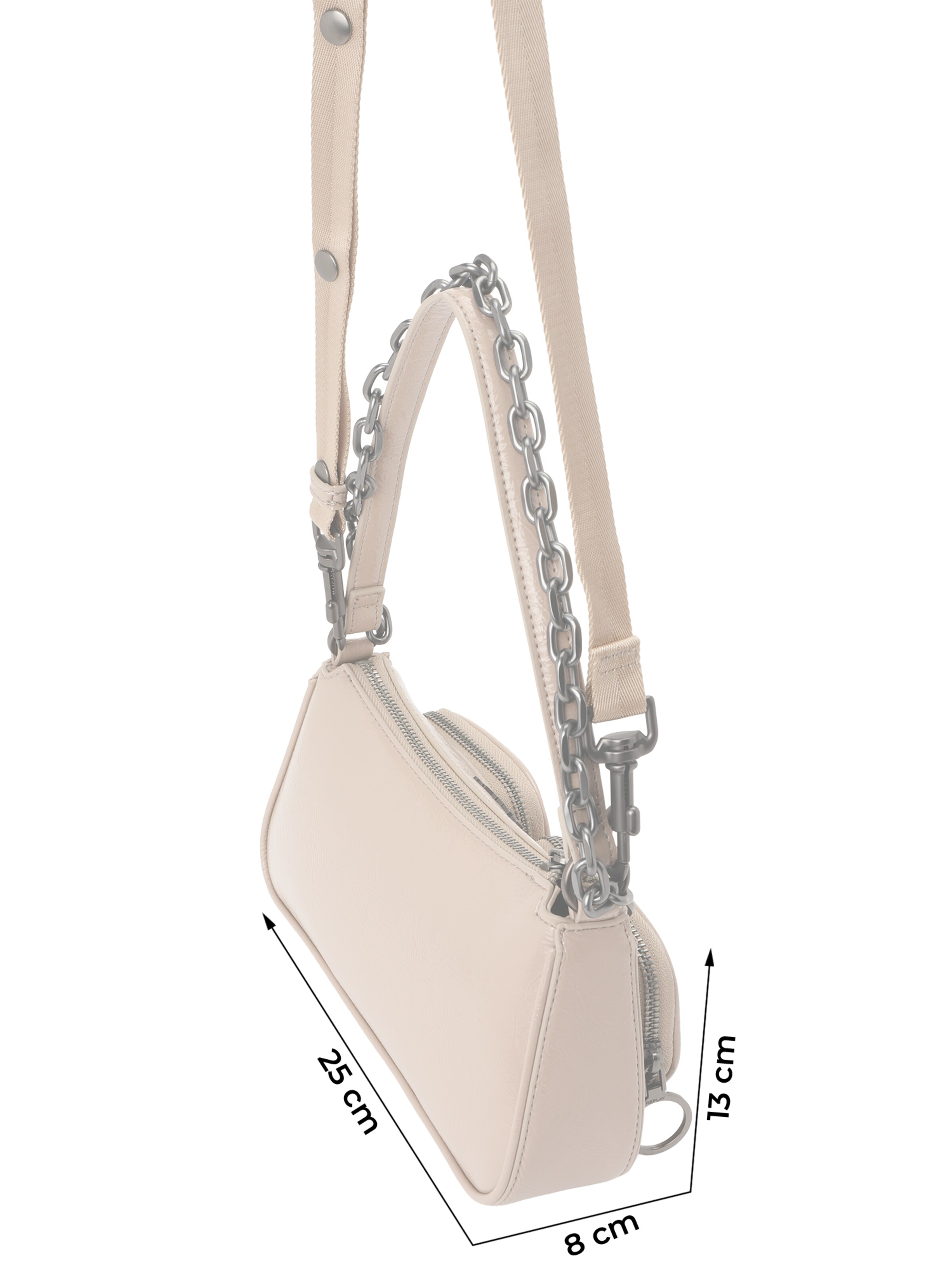 Borsa a spalla di REPLAY in grigio