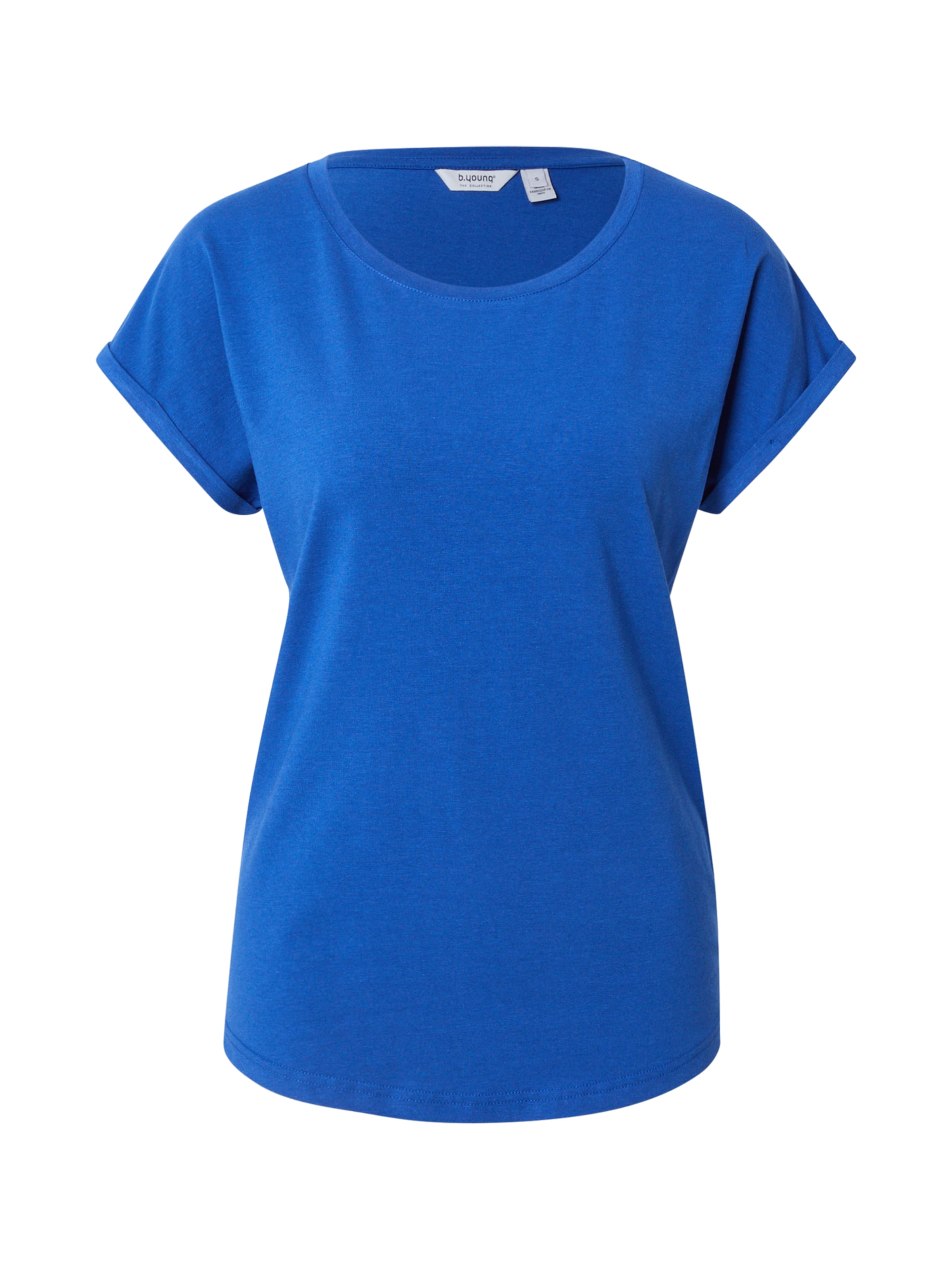 Tricou 'BYPamila' de la b.young pe albastru: față