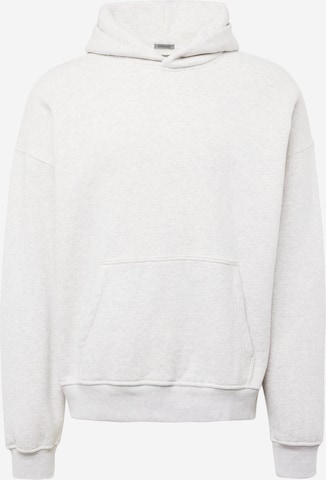 Abercrombie & FitchSweater majica 'ESSENTIAL' - siva boja: prednji dio