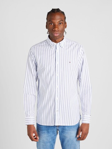 Coupe regular Chemise TOMMY HILFIGER en bleu : devant