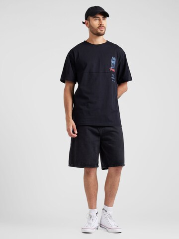 T-Shirt 'Oceanville' Denim Project en noir