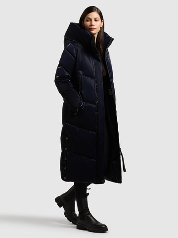 khujo Zimní kabát 'Pulset Shiny' – modrá