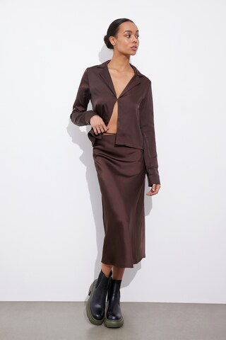 Camicia da donna 'Copper' di Envii in marrone
