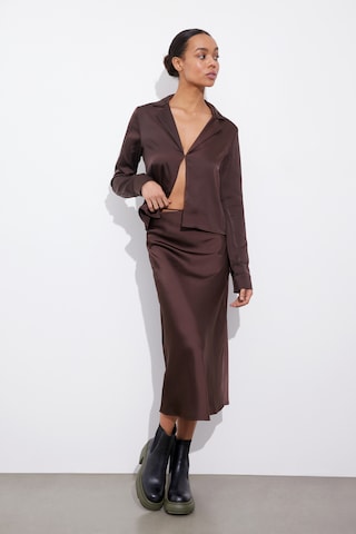 Envii Blouse 'Copper' in Brown