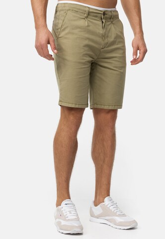 Regular Pantalon 'San' INDICODE JEANS en vert