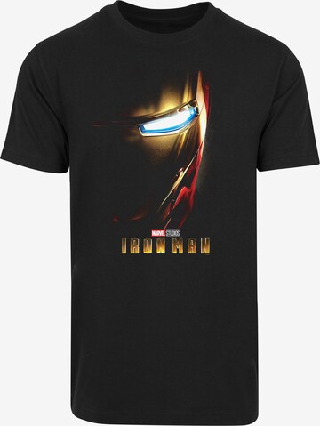 T-Shirt 'Marvel Studios Iron Man Poster' F4NT4STIC en noir : devant