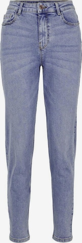 PIECES Tapered Jeans 'Kesia' in Blue: front