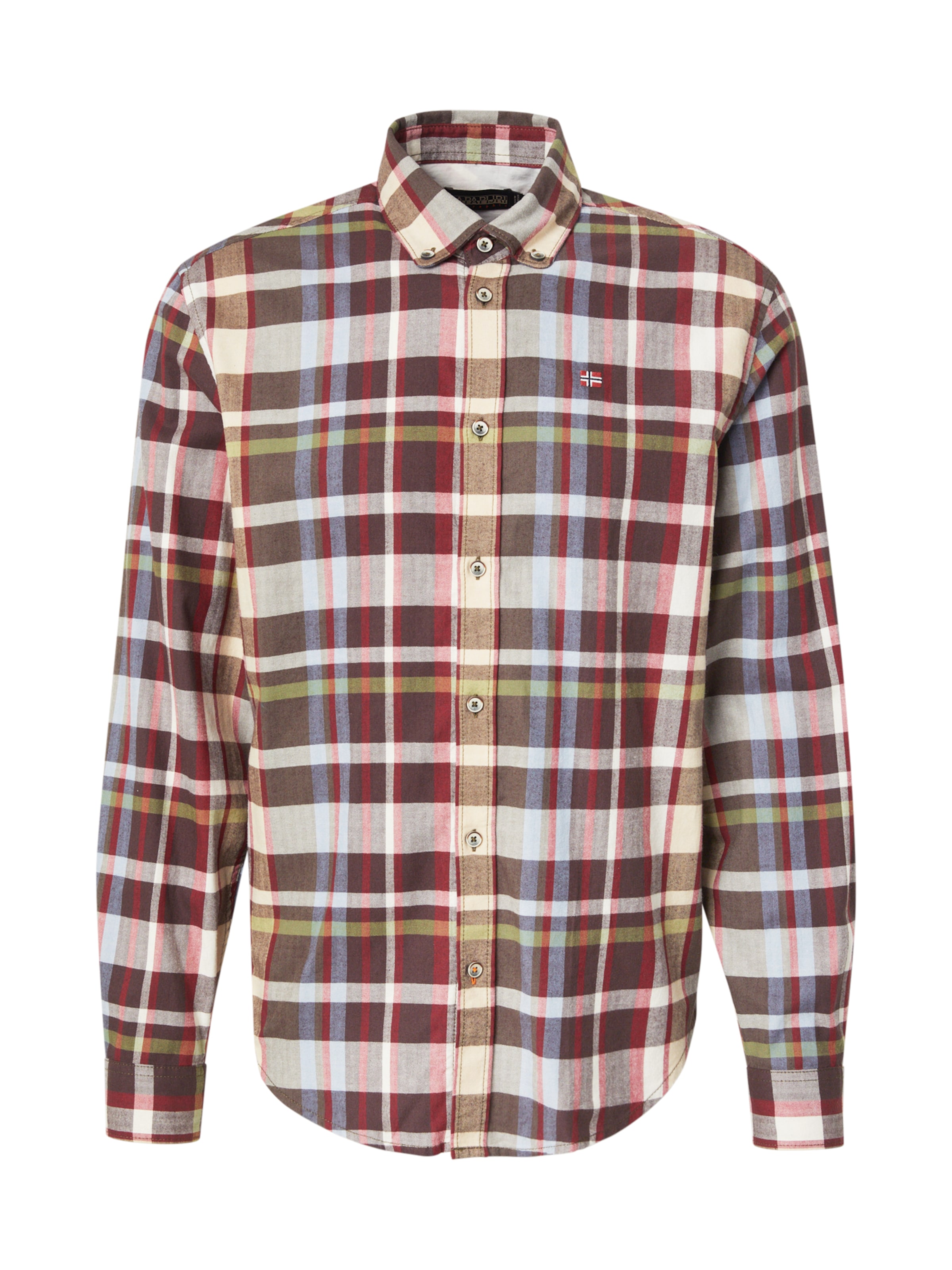 Fit confort Chemise NAPAPIJRI en marron : devant